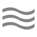 water wave air icon logo gray image