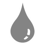 liquid icon drop gray logo