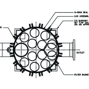 12 round multi housing twelve compartment multi round diagram illustration