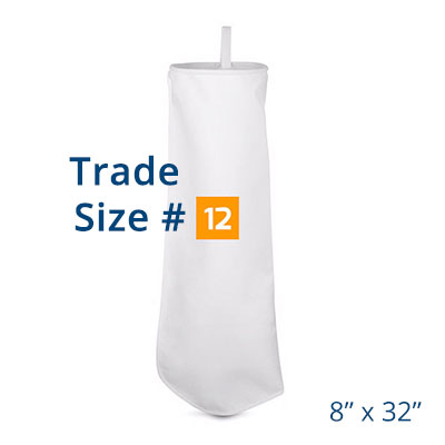 PE trade size 12 8x32 liquid filtration bag at psi filters dallas texas location