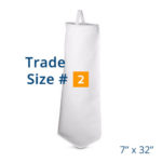 PE trade size 2 7x32 liquid filtration bag at psi filters dallas texas location
