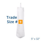 PE trade size 9 5x32 liquid filtration bag at psi filters dallas texas location